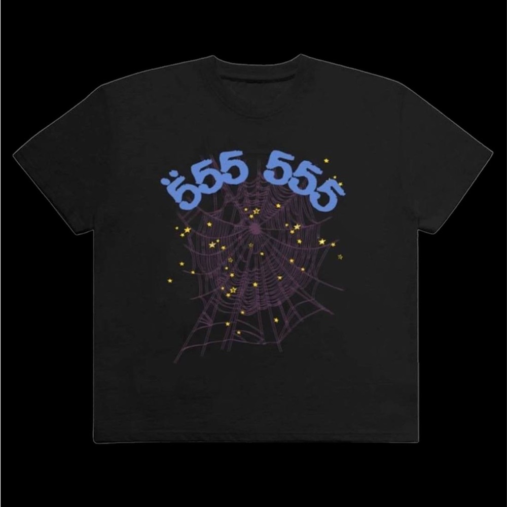 Spider Worldwide 555 Angel Number Tee